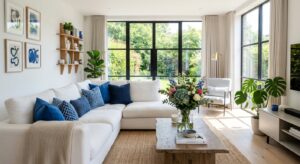 clean living room after professional house cleaning service Pasadena MD