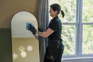 professional house cleaning service in Maryland living room